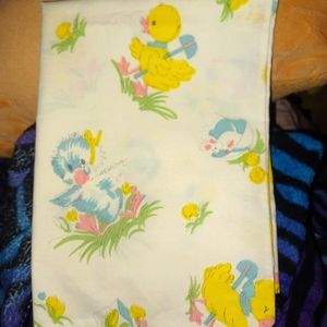 Easter Pillow Case Cute Duck Chick Animals Baby